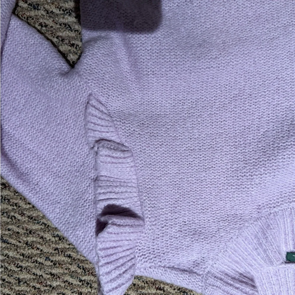 Wild Fable Lavender Ruffle Sweater - Picture 6 of 8